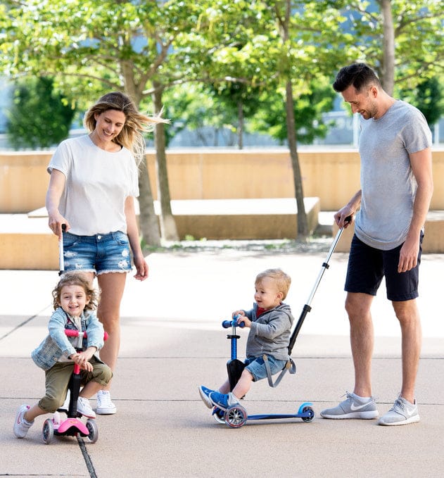 Micro Kickboard Mini 3-in-1 Deluxe Plus Scooter - Blue - MMD080