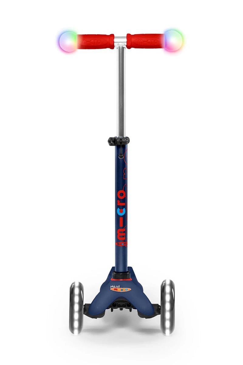 Micro Kickboard Mini Deluxe Magic LED Scooter (2-5 Years) - Navy Blue - MMD149