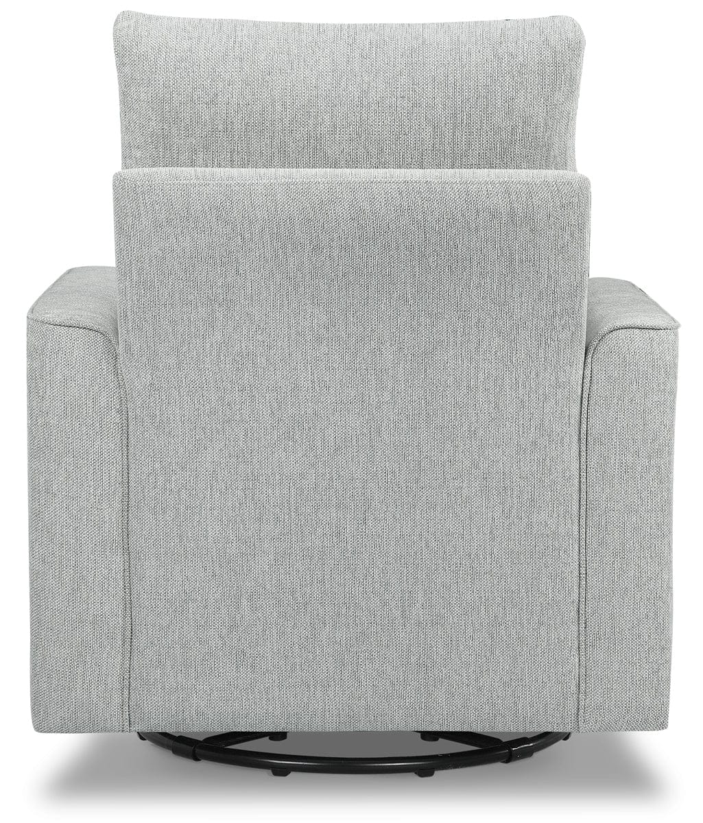 Million Dollar Baby Alden Swivel Glider - Feather Grey Weave - M17288FWLG