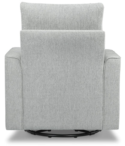 Million Dollar Baby Alden Swivel Glider - Feather Grey Weave - M17288FWLG