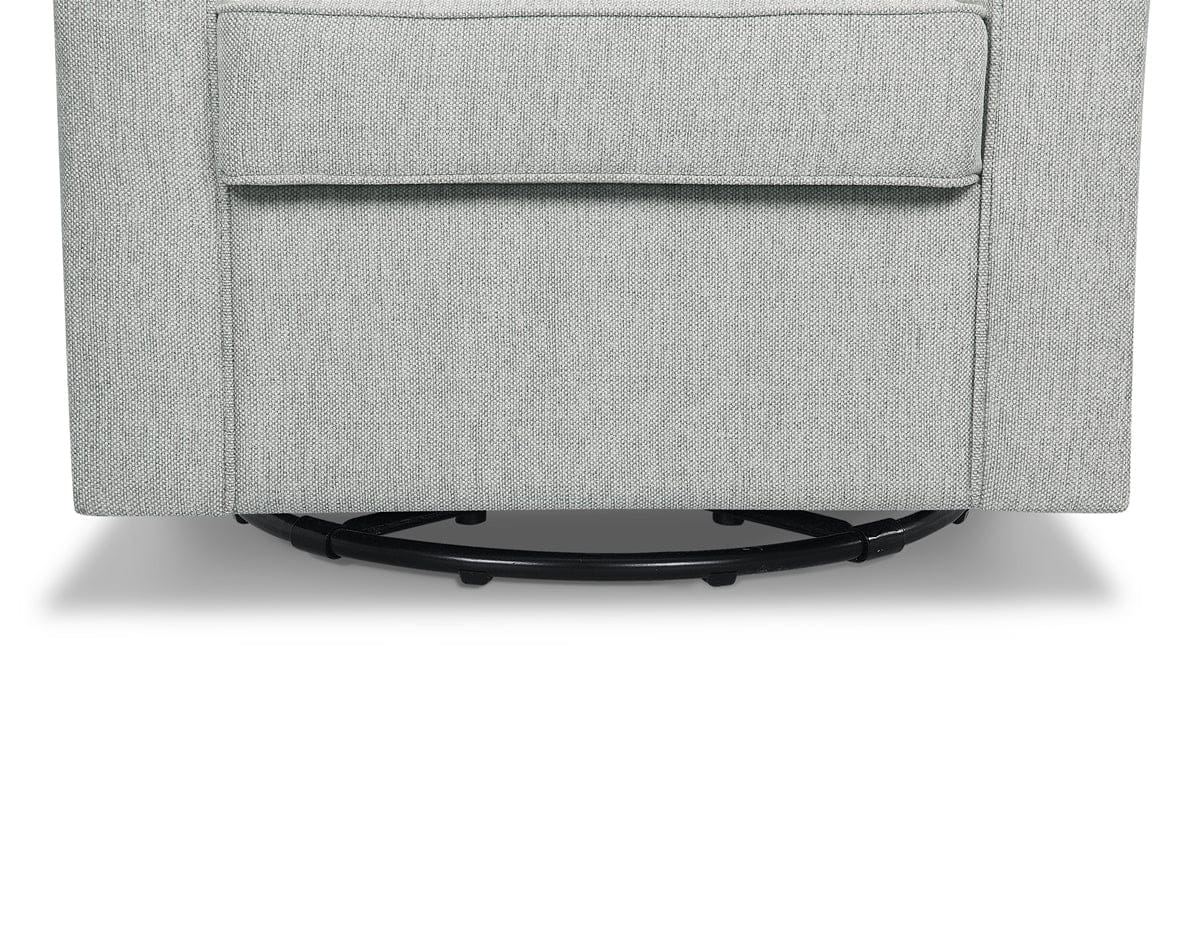 Million Dollar Baby Alden Swivel Glider - Feather Grey Weave - M17288FWLG