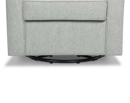 Million Dollar Baby Alden Swivel Glider - Feather Grey Weave - M17288FWLG
