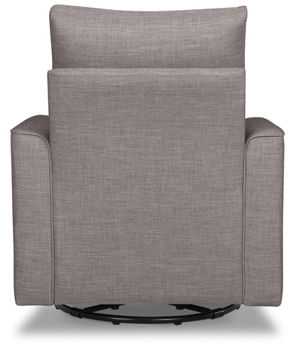 Million Dollar Baby Alden Swivel Glider - Steel Grey Tweed - M17288FTGRY