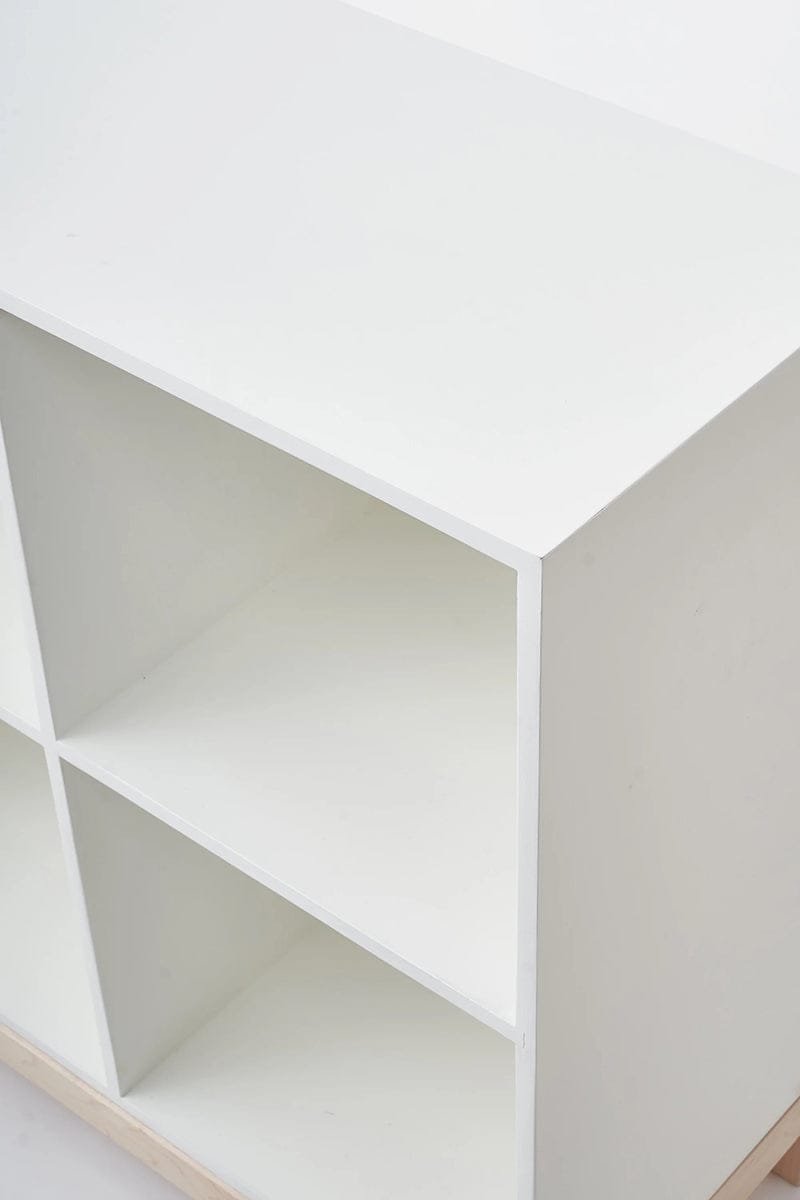 Milton & Goose Cubby Bookshelf - White - SHELF-C-WH
