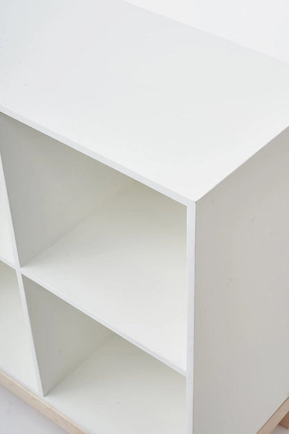 Milton & Goose Cubby Bookshelf - White - SHELF-C-WH