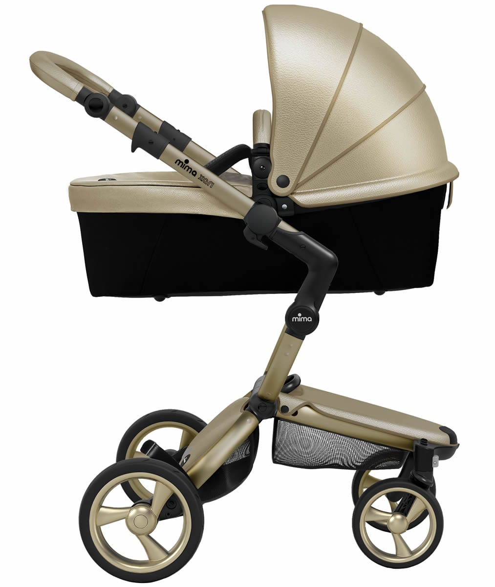 Mima Xari Complete Stroller, Gold - Gold / Black - A115-05999BB