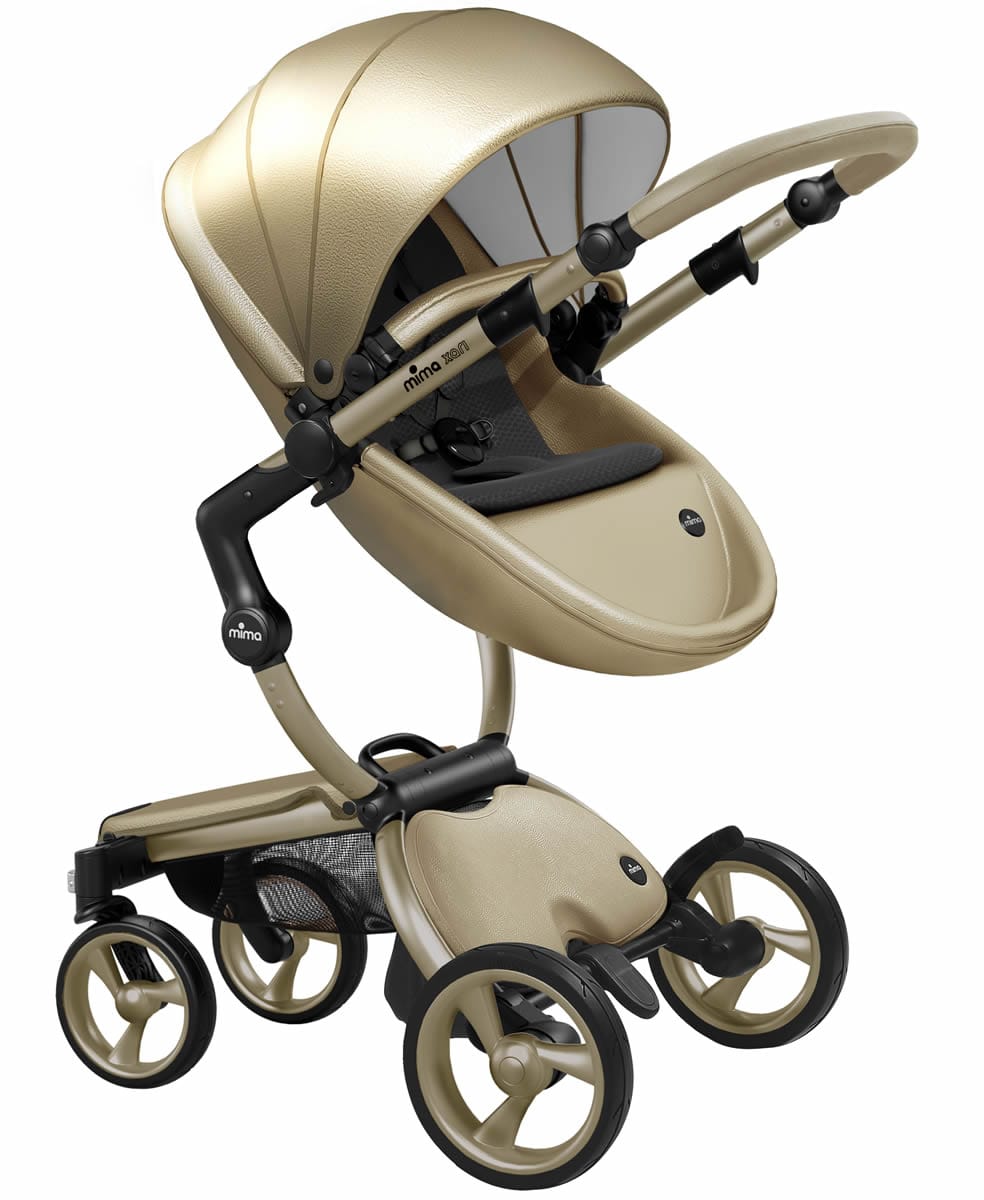 Mima Xari Complete Stroller, Gold - Gold / Black - A115-05999BB