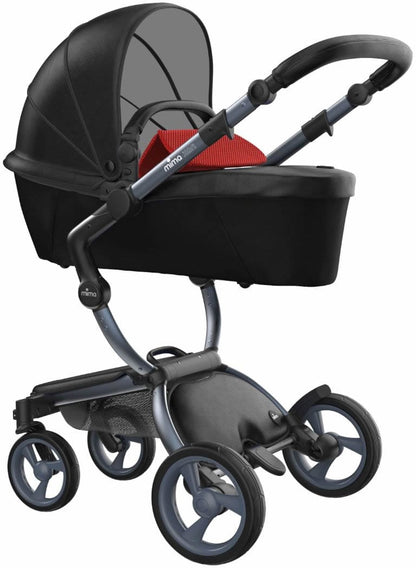 Mima Xari Complete Stroller, Graphite - Black / Ruby Red