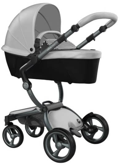Mima Xari 4G Complete Stroller Bundle - Graphite Grey / Argento / Black & White - A116-04500BW-B