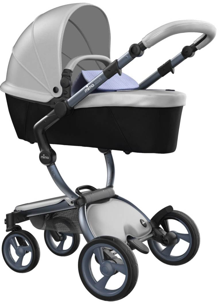 Mima Xari 4G Complete Stroller Bundle - Graphite Grey / Argento / Pixel Blue