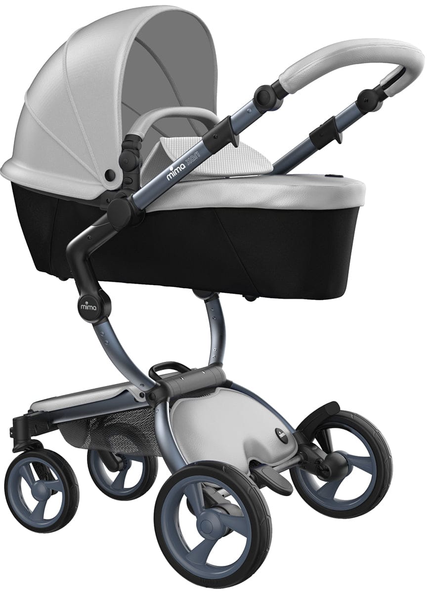 Mima Xari 4G Complete Stroller Bundle - Graphite Grey / Argento / Stone White - A116-04500SW-B