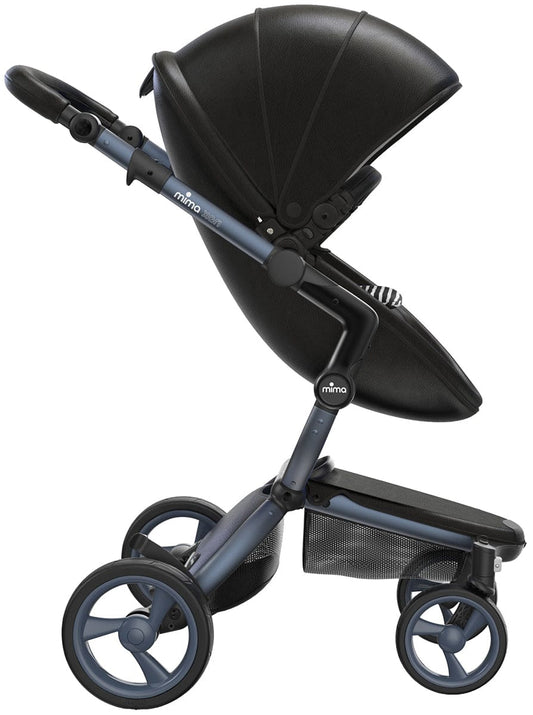 Mima Xari 4G Complete Stroller Bundle - Graphite Grey / Black Seat / Black & White - A116-04110BW-B-2