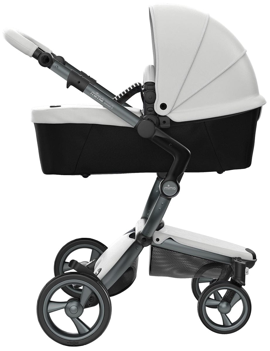Mima Xari 4G Complete Stroller Bundle - Graphite Grey / Snow White / Black & White - A116-04007BW-B-2