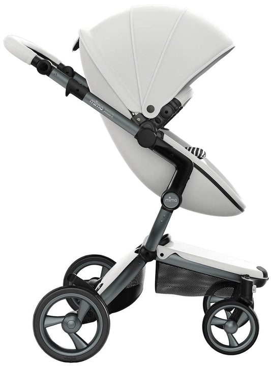 Mima Xari 4G Complete Stroller Bundle - Graphite Grey / Snow White / Black & White - A116-04007BW-B-2