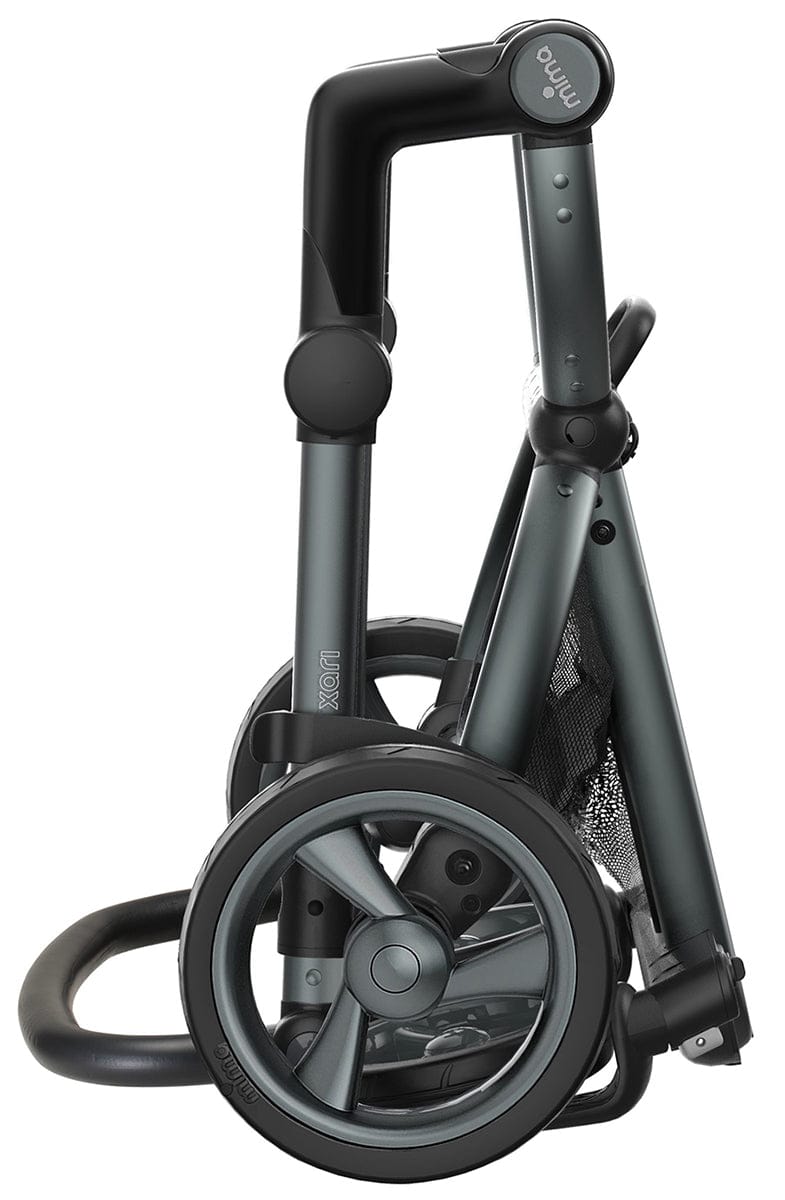 Mima Xari 4G Complete Stroller Bundle - Graphite Grey / Snow White / Pixel Blue - A116-04007XB-B-2