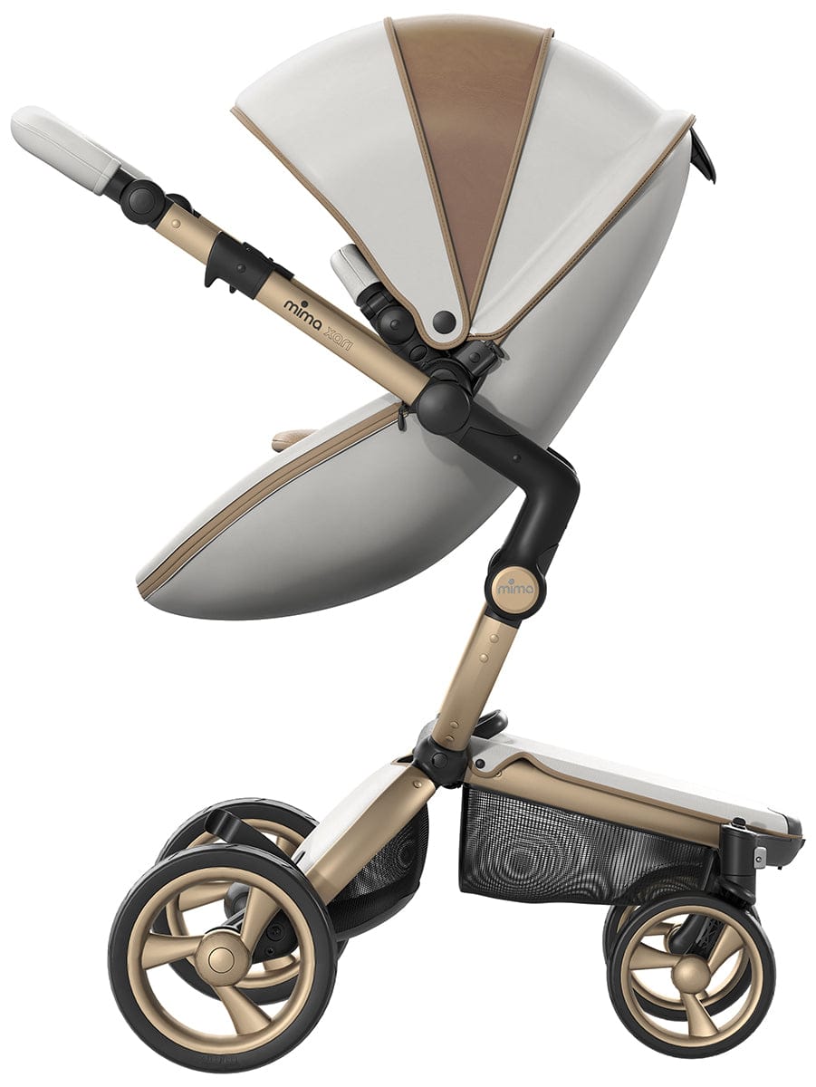 Mima Xari Dolce Vita Stroller, Champagne - Snow White / Latte - AS122902DV-F