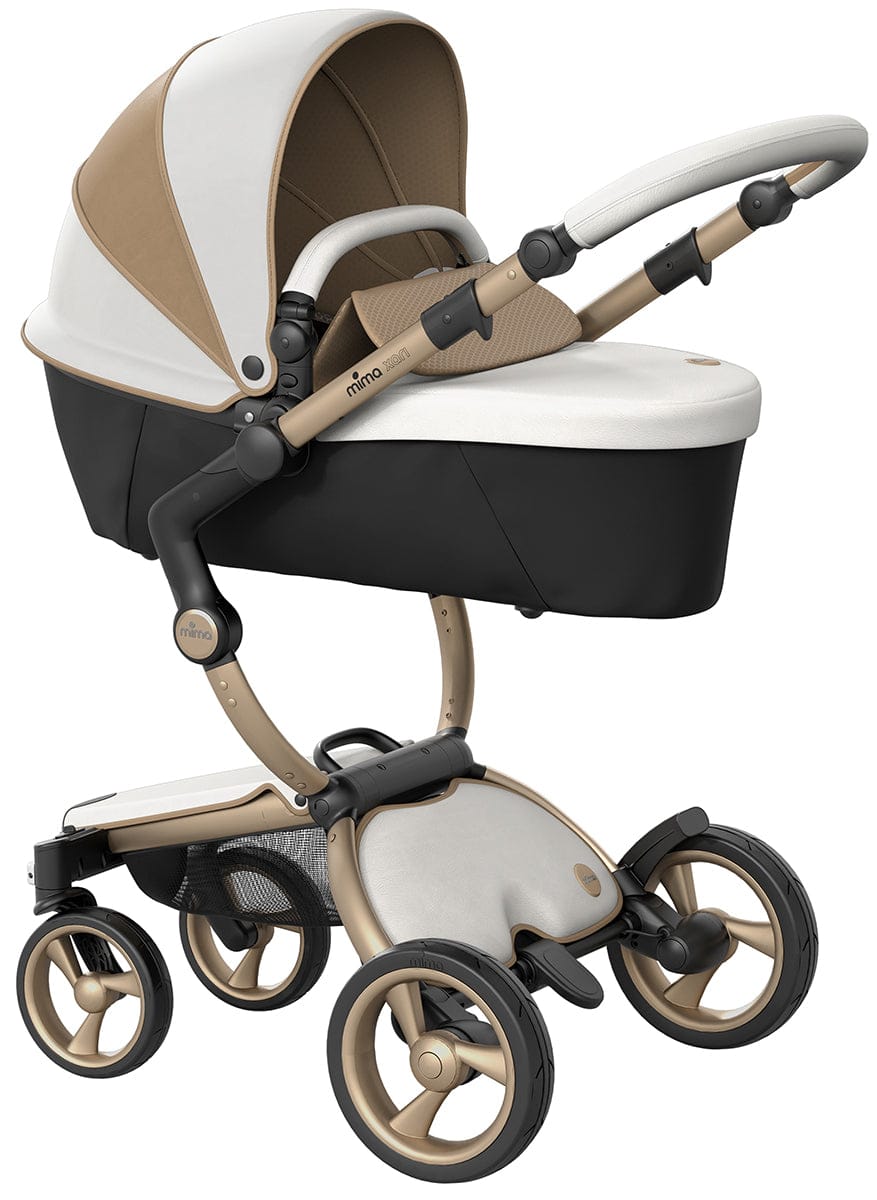 Mima Xari Dolce Vita Stroller, Champagne - Snow White / Latte - AS122902DV-F