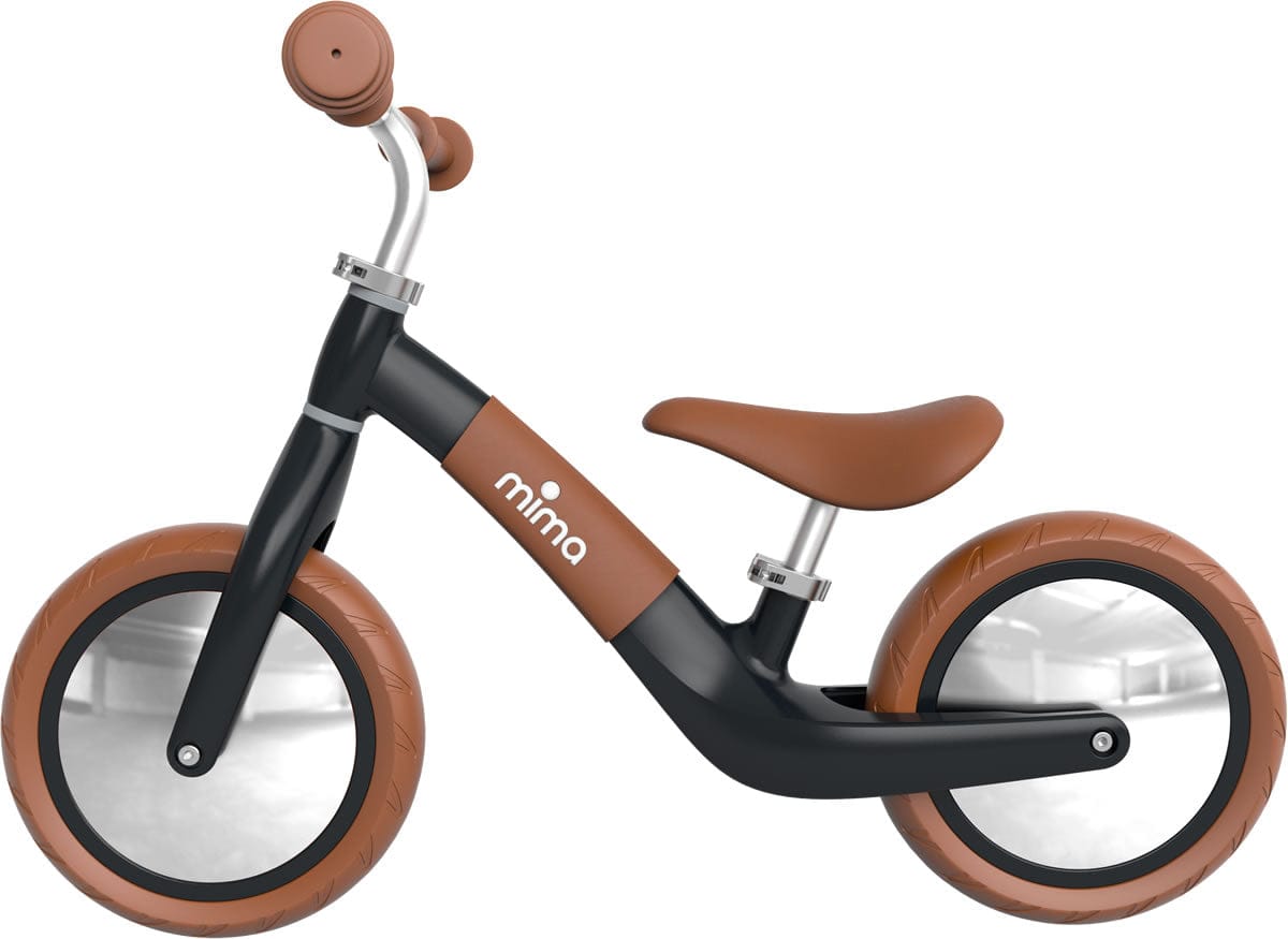 Mima Zoom Balance Bike - Black/Camel - TA2-01B