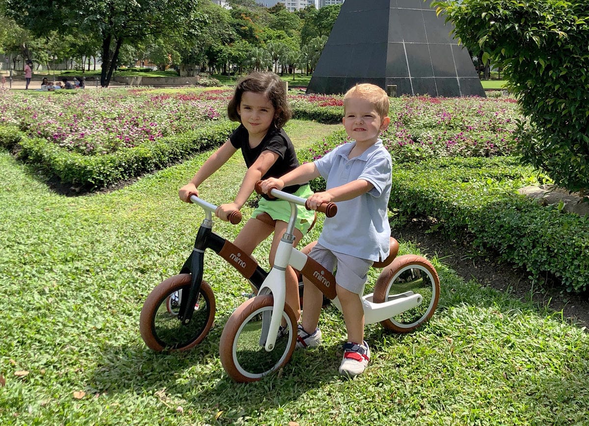 Mima Zoom Balance Bike - Black/Camel - TA2-01B