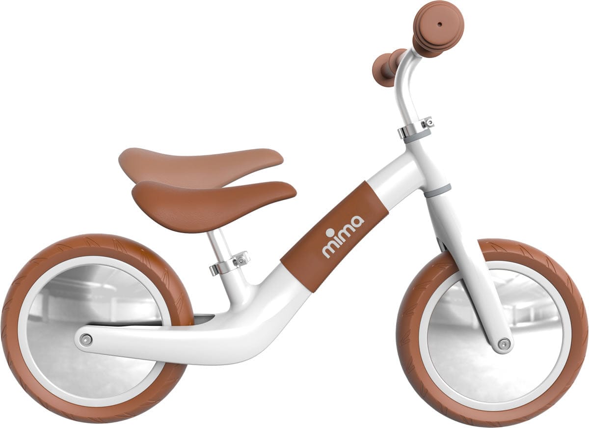Mima Zoom Balance Bike - White/Camel - TA2-01W