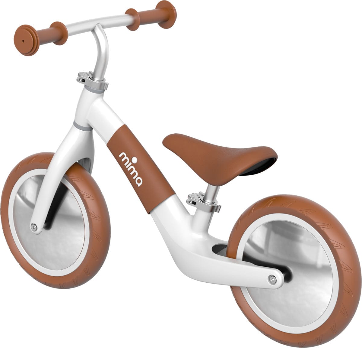 Mima Zoom Balance Bike - White/Camel - TA2-01W