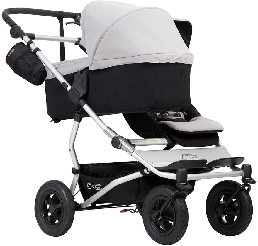 Mountain Buggy Duet 3.0 Double Stroller - Silver - DUET-V3-6