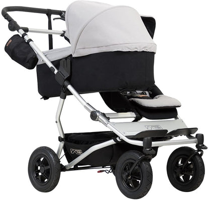 Mountain Buggy Duet 3.0 Double Stroller - Silver - DUET-V3-6