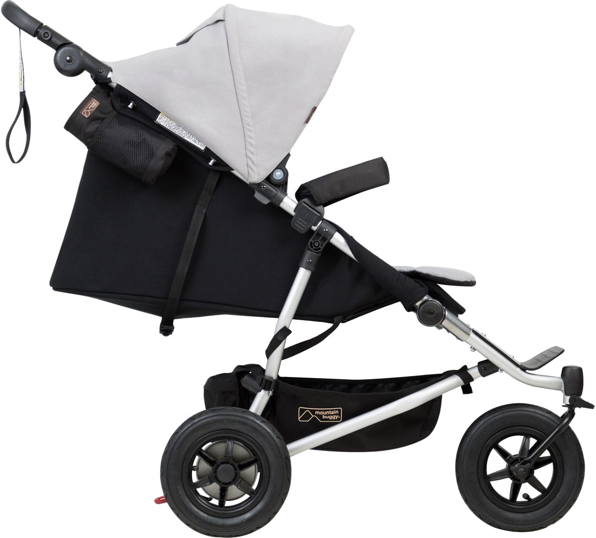 Mountain Buggy Duet 3.0 Double Stroller - Silver - DUET-V3-6