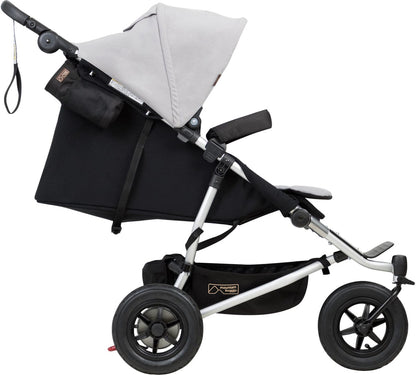 Mountain Buggy Duet 3.0 Double Stroller - Silver - DUET-V3-6