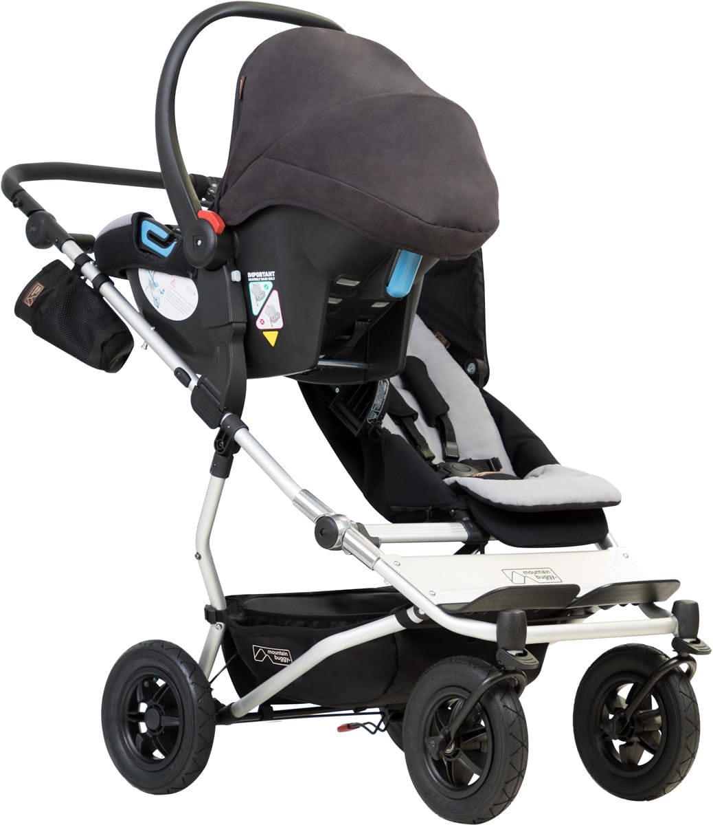 Mountain Buggy Duet 3.0 Double Stroller - Silver - DUET-V3-6