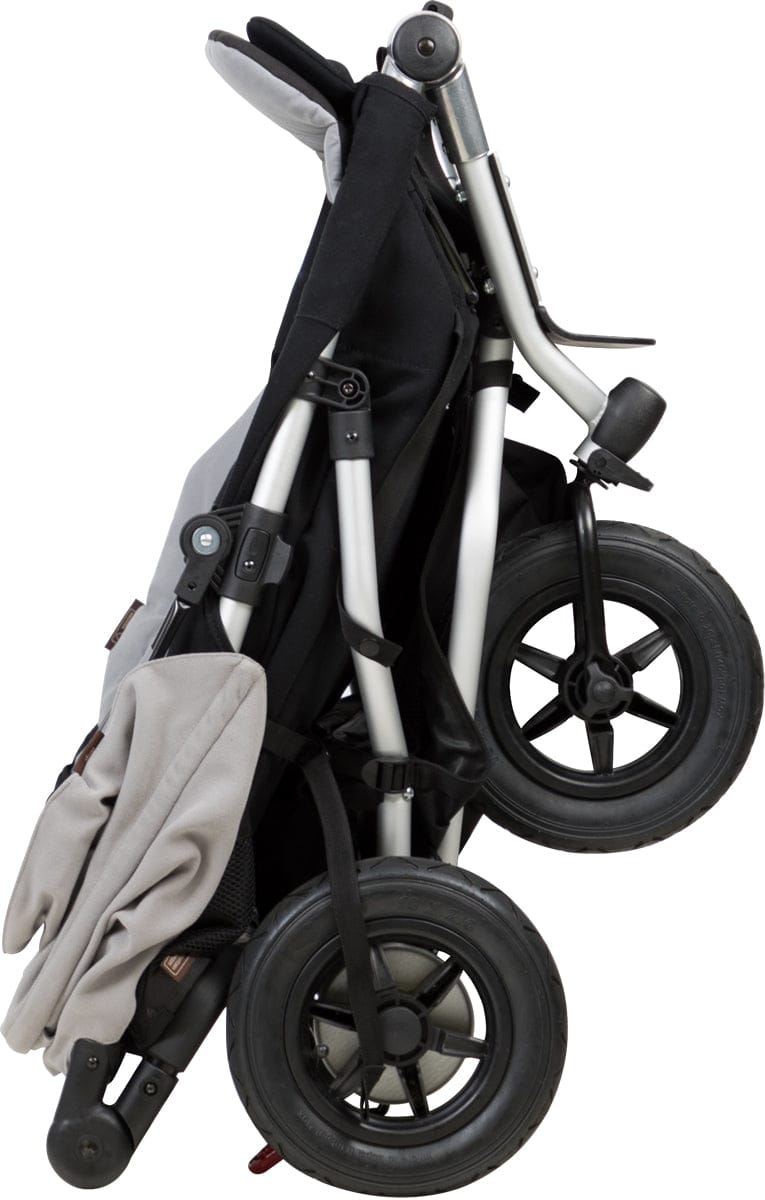 Mountain Buggy Duet 3.0 Double Stroller - Silver - DUET-V3-6