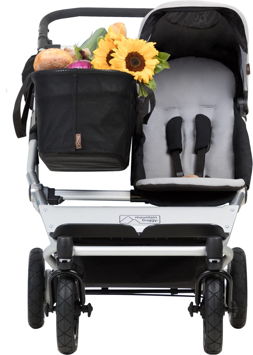 Mountain Buggy Duet 3.0 Double Stroller - Silver - DUET-V3-6
