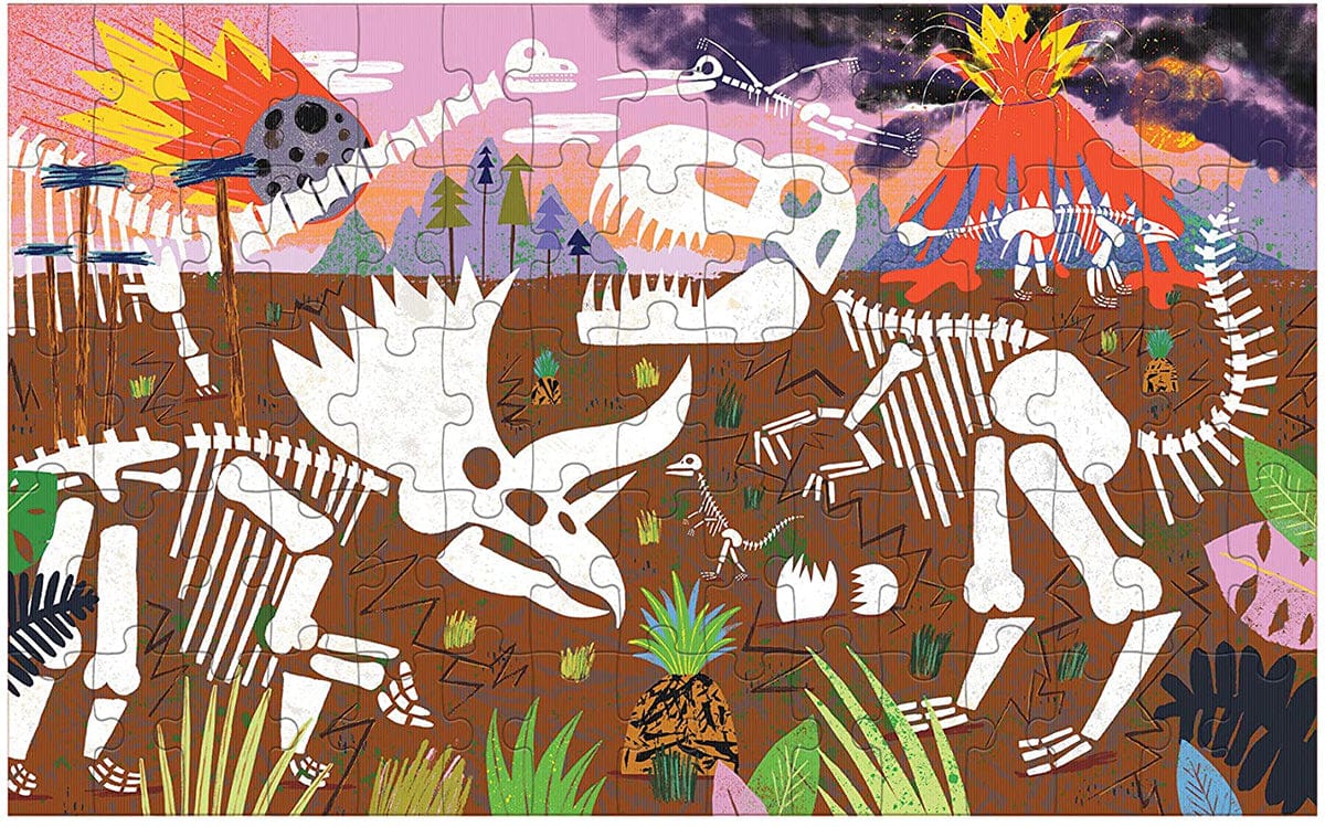 Mudpuppy 75 Piece Lenticular Puzzle - Dinosaur Roar