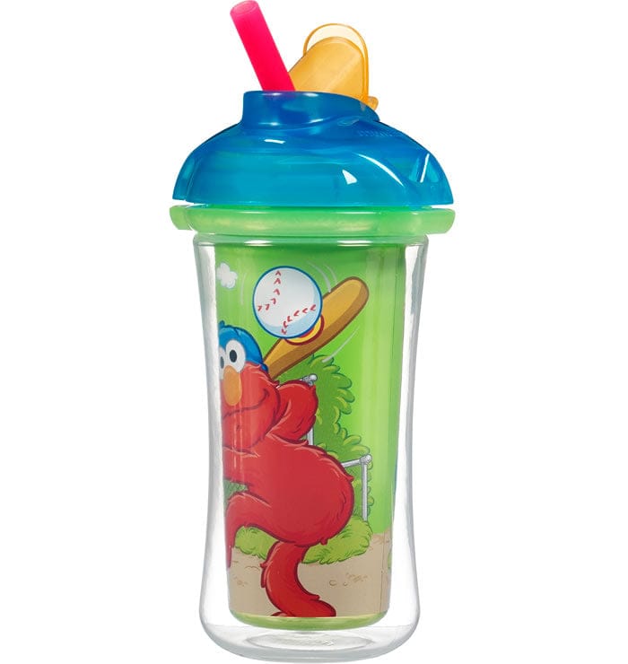 Munchkin Click Lock 9oz Insulated Straw Cup - Sesame Street (Colors May Vary) - 15480