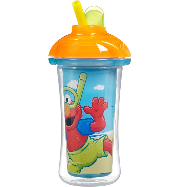 Munchkin Click Lock 9oz Insulated Straw Cup - Sesame Street (Colors May Vary) - 15480
