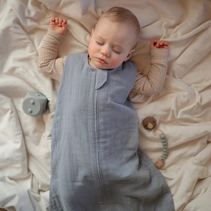 Mushie Organic Cotton Sleep Bag - Tradewinds