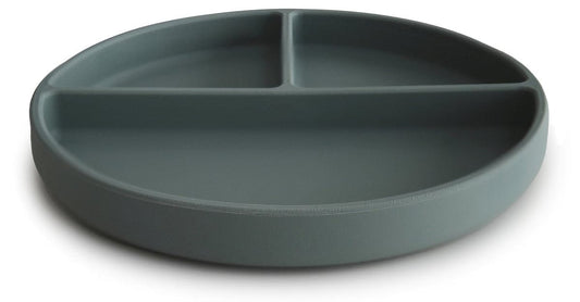 Mushie Silicone Suction Plate - Dried Thyme - MSP-20011