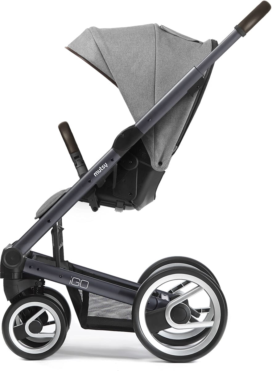 Mutsy Igo Stroller, Farmer Collection - Dark Grey/Mist - IGODGFAMIST