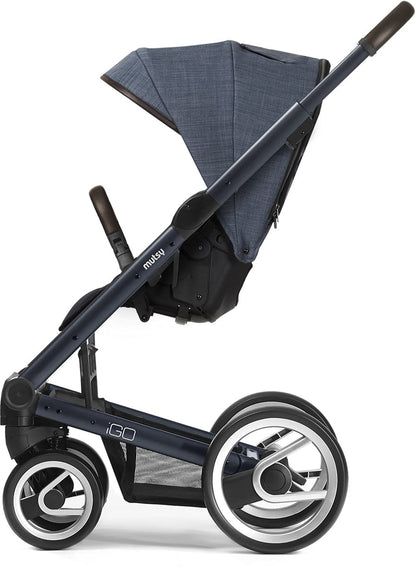 Mutsy Igo Stroller, Farmer Collection - Deep Blue/Shadow - IGODBFASHADOW