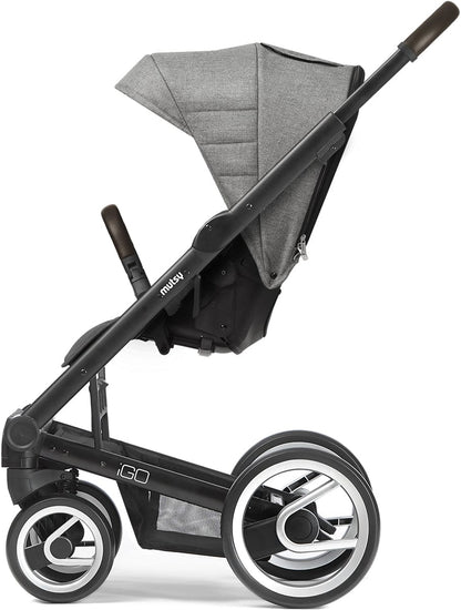 Mutsy Igo Stroller, Heritage Collection - Black/Dawn - IGOBHEDAWN