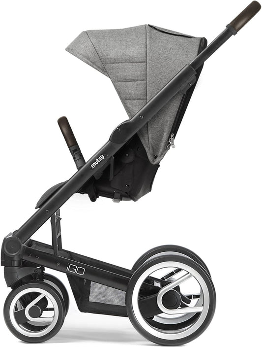 Mutsy Igo Stroller, Heritage Collection - Black/Dawn - IGOBHEDAWN