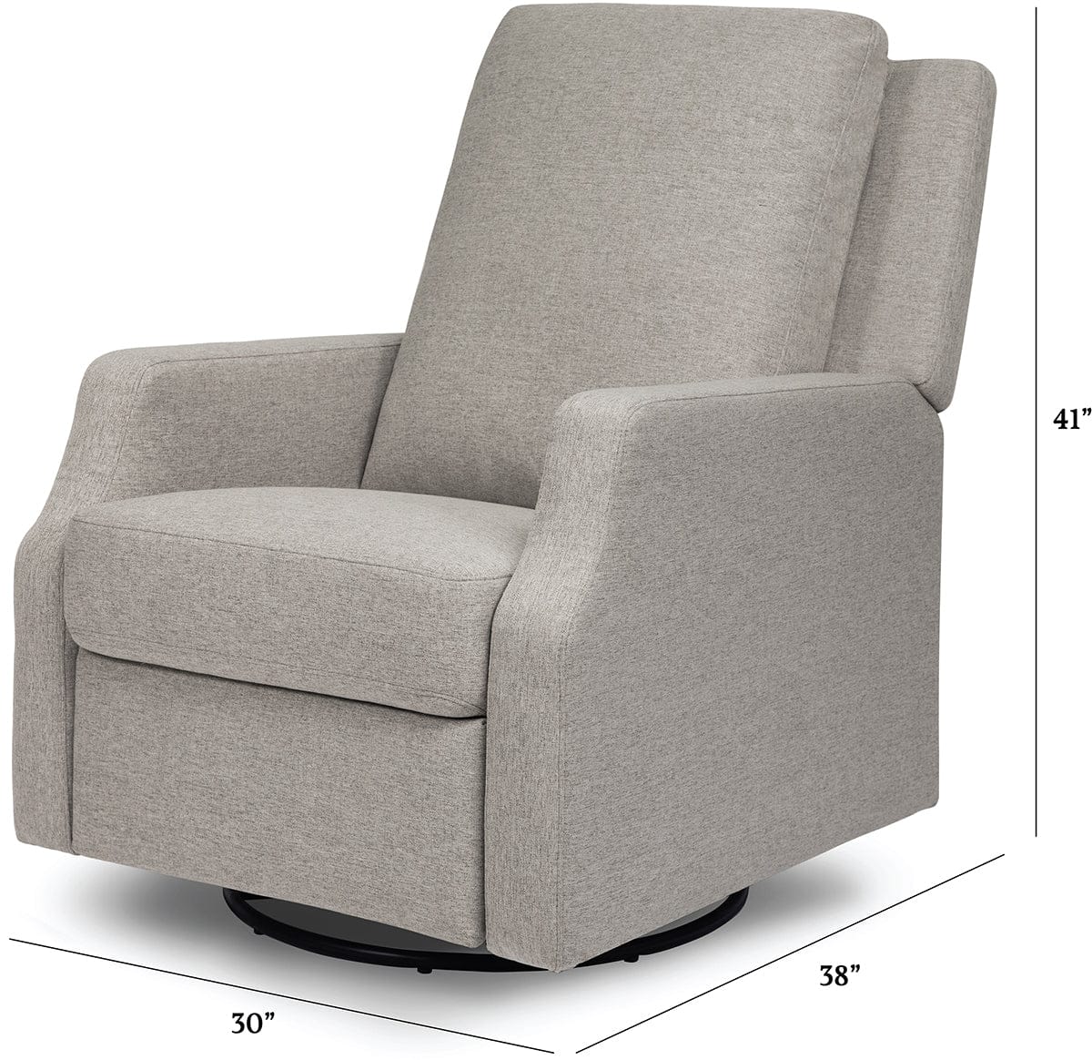 Namesake Crewe Swivel Glider Recliner - Performance Grey Eco-Weave - M22287PGEW