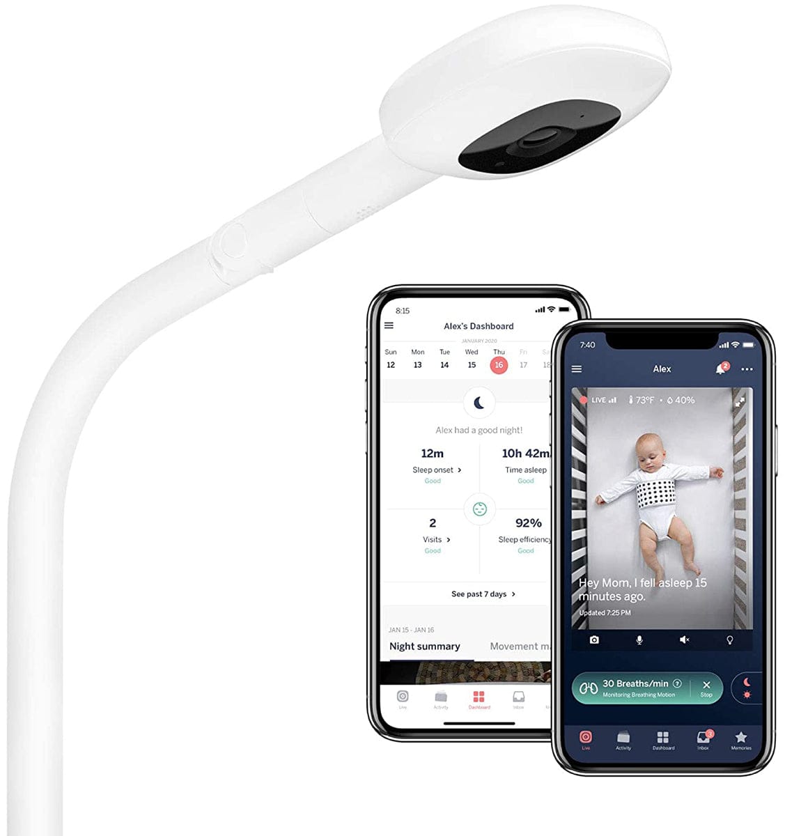 Nanit Pro Smart Baby Monitor & Floor Stand