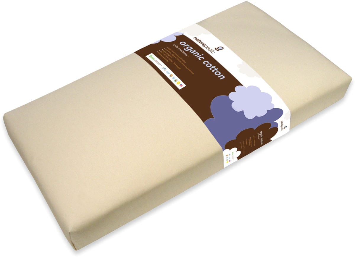 Naturepedic No Compromise Organic Cotton Ultra 252 Seamless Crib Mattress - Natural - MC41