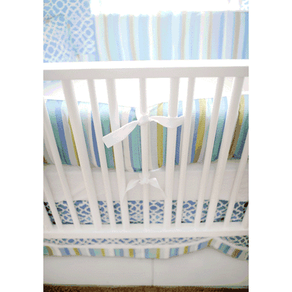 New Arrivals By the Bay 2 Piece Baby Crib Bedding Set