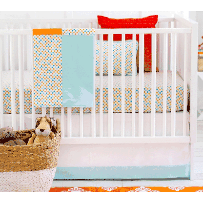 New Arrivals Carnival 2 Piece Crib Bedding Set