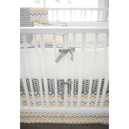 New Arrivals Mellow Yellow 2 Piece Crib Bedding Set