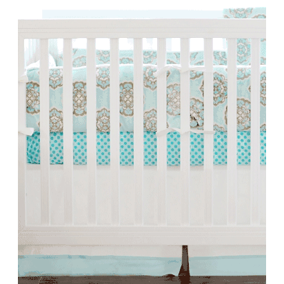 New Arrivals Ocean Avenue 2 Piece Crib Bedding Set - NA-OCAV-2PC