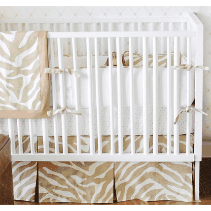 New Arrivals Safari Sand 4 Piece Baby Crib Bedding Set