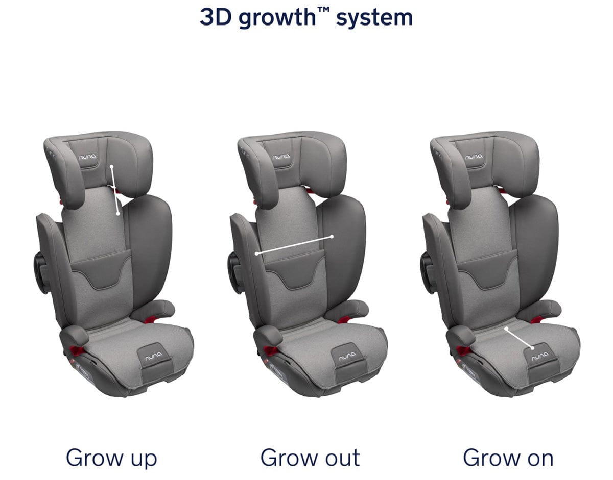 Nuna AACE Flame-Retardant Free High Back Belt Positioning Booster Car Seat - Coral